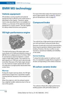 BMW-M5-F10-M-Power-owners-manual page 158 min