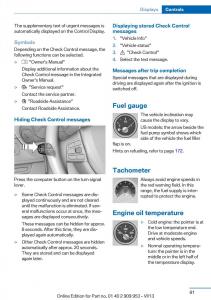 BMW-M5-F10-M-Power-owners-manual page 81 min