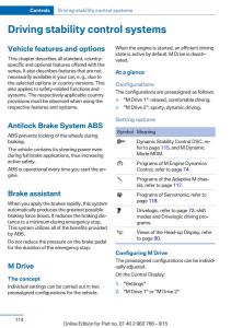 BMW-M4-F82-F84-Coupe-M-Power-owners-manual page 118 min