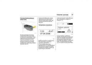 Opel-Zafira-B-Vauxhall-instrukcja-obslugi page 87 min