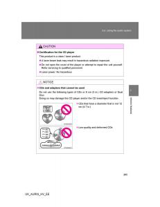 Toyota-Auris-Hybrid-I-1-owners-manual page 265 min