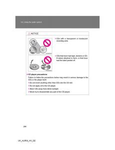 Toyota-Auris-Hybrid-I-1-owners-manual page 266 min