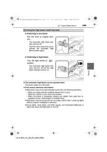 Toyota-Auris-Hybrid-II-2-owners-manual page 249 min