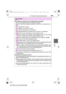 Toyota-Auris-Hybrid-II-2-owners-manual page 281 min