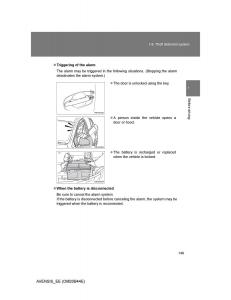 Toyota-Avensis-III-3-owners-manual page 149 min