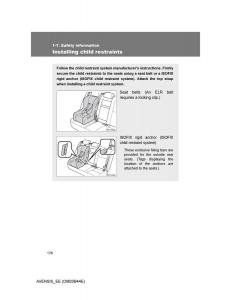 Toyota-Avensis-III-3-owners-manual page 176 min