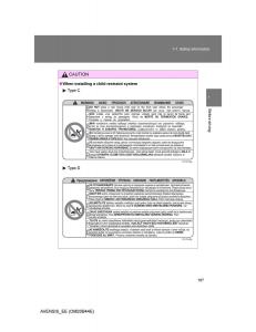 Toyota-Avensis-III-3-owners-manual page 187 min