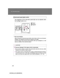 Toyota-Avensis-III-3-owners-manual page 244 min