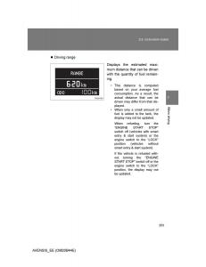 Toyota-Avensis-III-3-owners-manual page 253 min