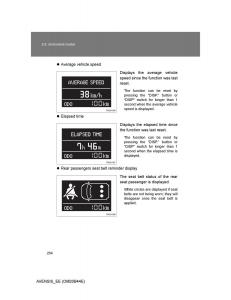 Toyota-Avensis-III-3-owners-manual page 254 min