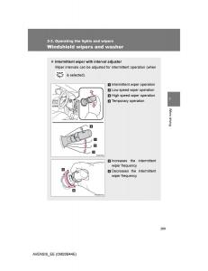 Toyota-Avensis-III-3-owners-manual page 269 min