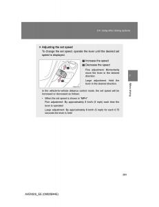 Toyota-Avensis-III-3-owners-manual page 283 min