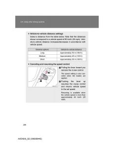 Toyota-Avensis-III-3-owners-manual page 286 min