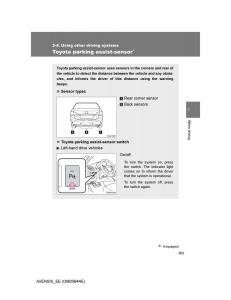 Toyota-Avensis-III-3-owners-manual page 303 min