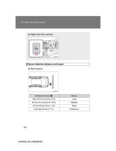 Toyota-Avensis-III-3-owners-manual page 304 min