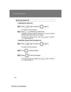 Toyota-Avensis-III-3-owners-manual page 394 min