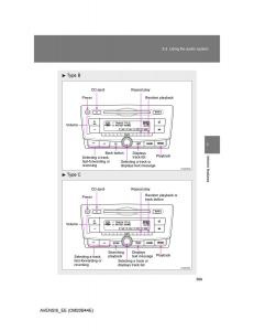 Toyota-Avensis-III-3-owners-manual page 399 min