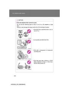 Toyota-Avensis-III-3-owners-manual page 404 min