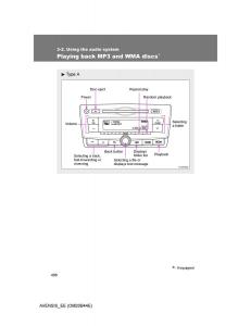 Toyota-Avensis-III-3-owners-manual page 406 min