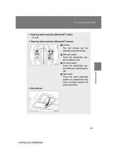 Toyota-Avensis-III-3-owners-manual page 451 min