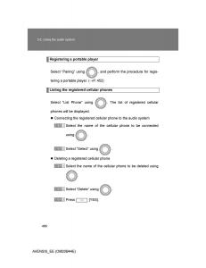 Toyota-Avensis-III-3-owners-manual page 466 min