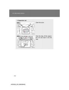 Toyota-Avensis-III-3-owners-manual page 510 min