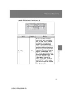 Toyota-Avensis-III-3-owners-manual page 579 min