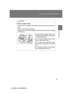 Toyota-Avensis-III-3-owners-manual page 97 min