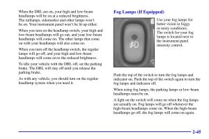 Pontiac-Sunfire-owners-manual page 111 min