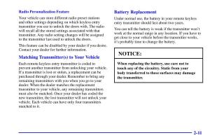 Pontiac-Sunfire-owners-manual page 77 min