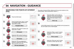 Citroen-C5-II-2-owners-manual page 258 min