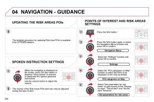 Citroen-C5-II-2-owners-manual page 261 min