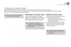 Citroen-DS3-owners-manual page 225 min