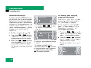 Mercedes-Benz-GL-Class-X164-owners-manual page 187 min