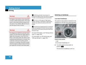 Mercedes-Benz-GL-Class-X164-owners-manual page 63 min