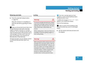 Mercedes-Benz-GL-Class-X164-owners-manual page 72 min