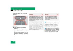 Mercedes-Benz-ML-W164-owners-manual page 123 min