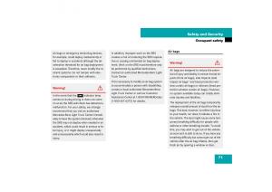 Mercedes-Benz-ML-W164-owners-manual page 72 min