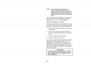 Ford-Probe-II-2-owners-manual page 145 min