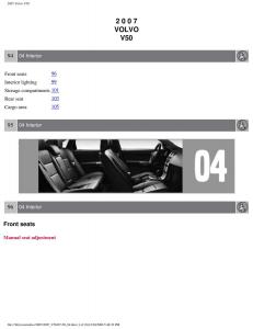 Volvo-V50-owners-manual page 102 min