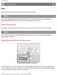 Volvo-V50-owners-manual page 136 min