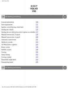 Volvo-V50-owners-manual page 138 min