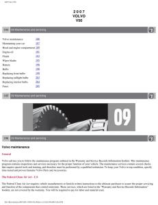 Volvo-V50-owners-manual page 207 min