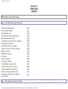 Volvo-XC70-Cross-Country-2007-owners-manual page 132 min