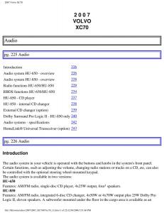 Volvo-XC70-Cross-Country-2007-owners-manual page 253 min