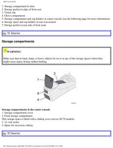 Volvo-XC70-Cross-Country-2007-owners-manual page 99 min