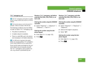 Mercedes-Benz-CL-C216-owners-manual page 124 min