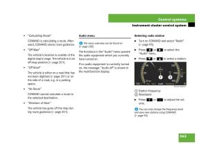 Mercedes-Benz-CL-C216-owners-manual page 264 min