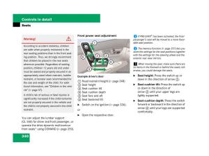 Mercedes-Benz-CL-C216-owners-manual page 341 min