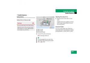 Mercedes-Benz-S-Class-W221-owners-manual page 242 min